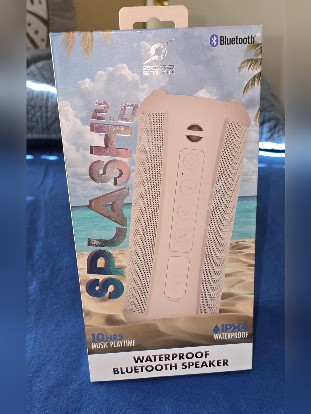 Splash Portable Waterproof Bluetooth Speaker - Light Pink